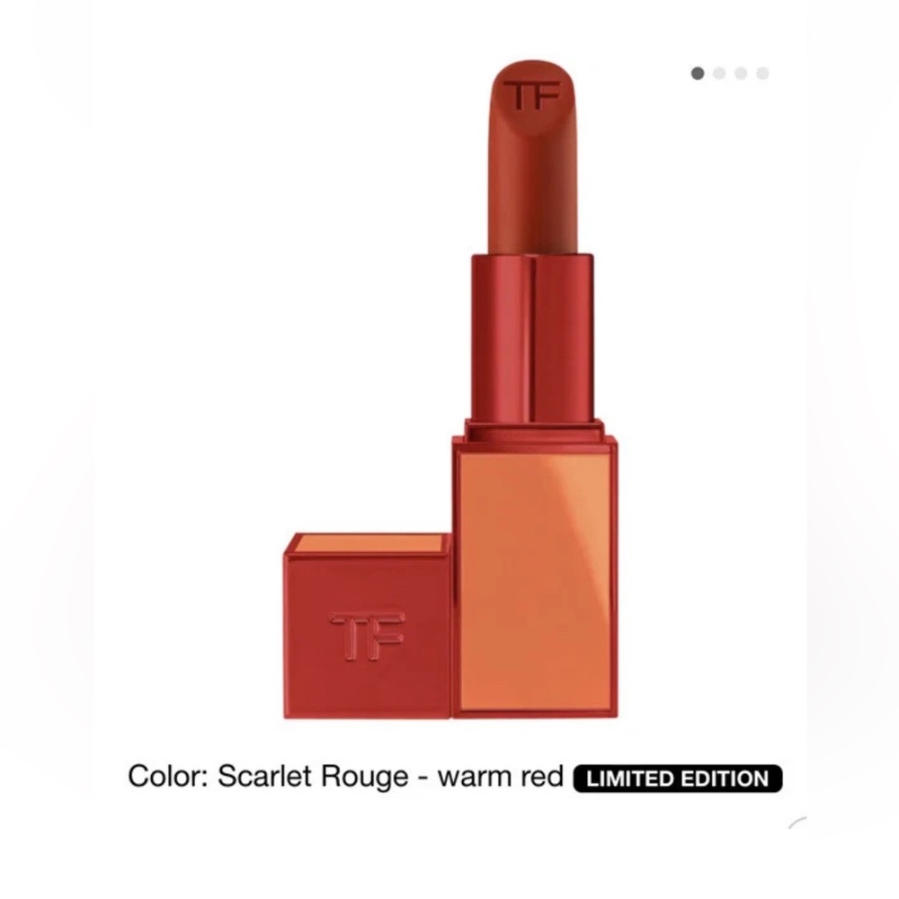 Tom Ford 16 Scarlet Rouge Lipstick - Bold Warm Red Limited Edition